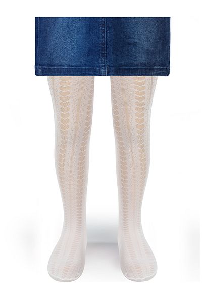Civil Girls Girl's Pantyhose 2-12 Years Ecru