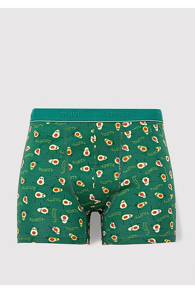 Mavi Grüne Boxershorts mit Avocado-Aufdruck - 0911629 -88060