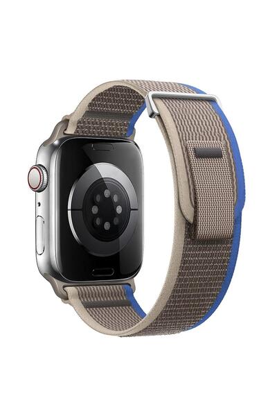 Microsonic Apple Watch Series 10 42mm Kordon Hike Spiral Kahverengi