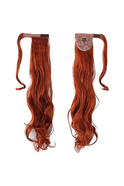 FantaziAtölyesi Tie-Up Wavy Ponytail / Copper