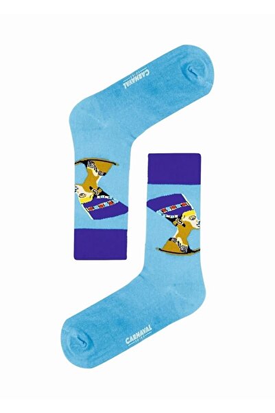 CARNAVAL SOCKS Κουτί με 5 έργα τέχνης - 2 μοτίβα Art Design Unisex Sock Box
