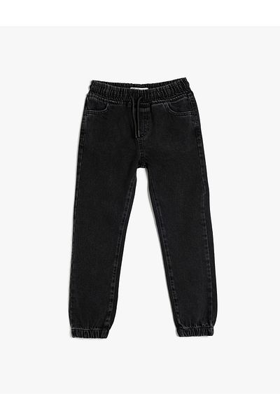 Koton Jeans Jogger Cotton with Elastic Waist Pockets - Jegging Jeans