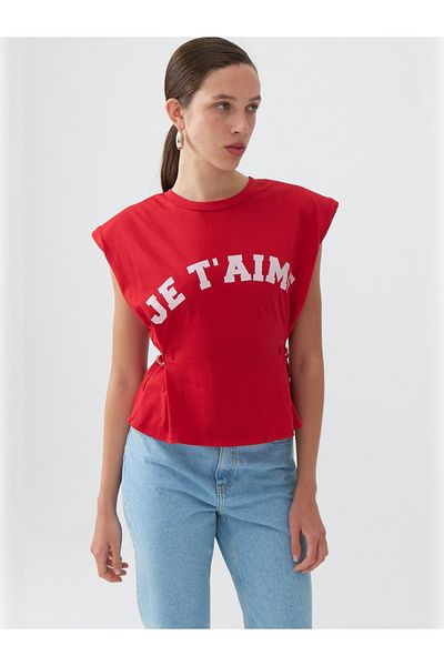 Nocturne Padded T-Shirt with Adjustable Waist Detail