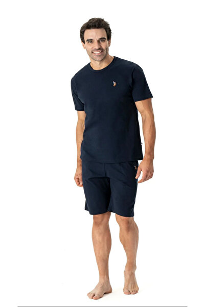 U.S. Polo Assn. Чоловічий, ліцензований, USPA, темно-синій 3-компонентний піжамний комплект