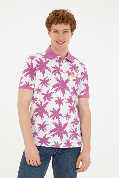 U.S. Polo Assn. Мъжка виолетова тениска 50289882-VR037