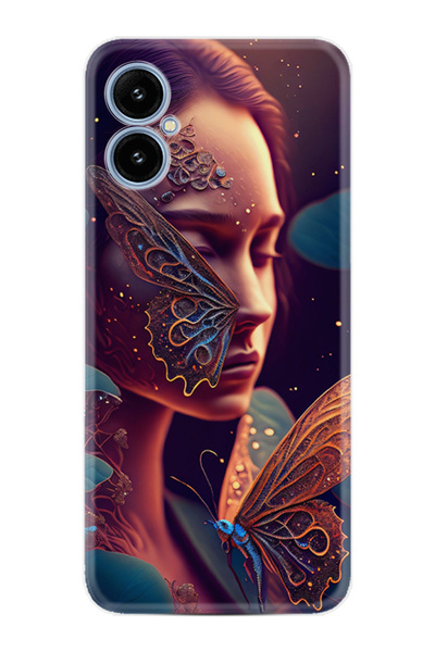 omix X5 Kılıf Boutique Baskılı Resimli Kelebek Kadın Pcode -075