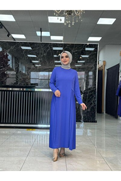 Zümra Tesettür Moda Zümra Elbise Lila