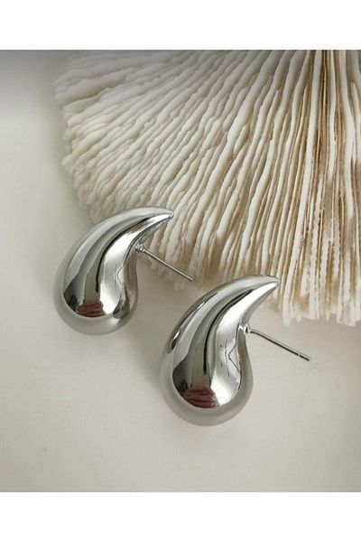 Duayen Design Bottega Silver Drop Earrings