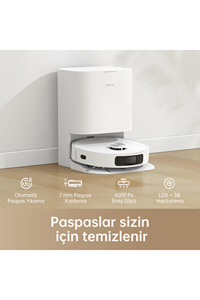 Dreame L10 Prime Robot Süpürge Beyaz