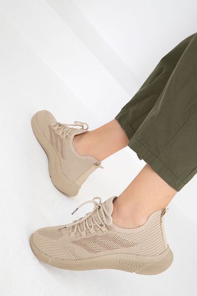 SOHO Beige Damen Sneakers 18833