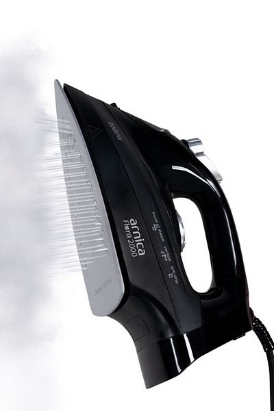 Arnica Flora 2000 Black Silver Shock Steam Iron - Ut61044