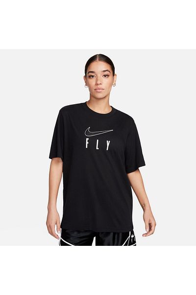 Nike W Nk Df Tee - Swoosh Fly Bf Comfort T-Shirt