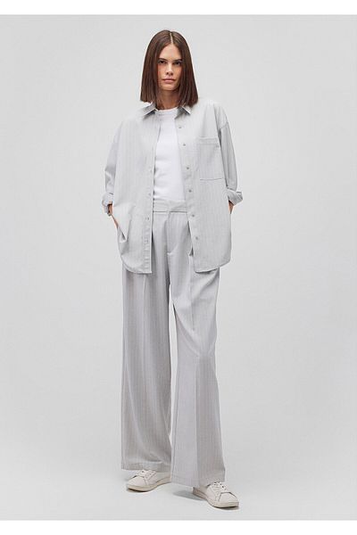Mavi Gray Striped Trousers - 1010782 -87978
