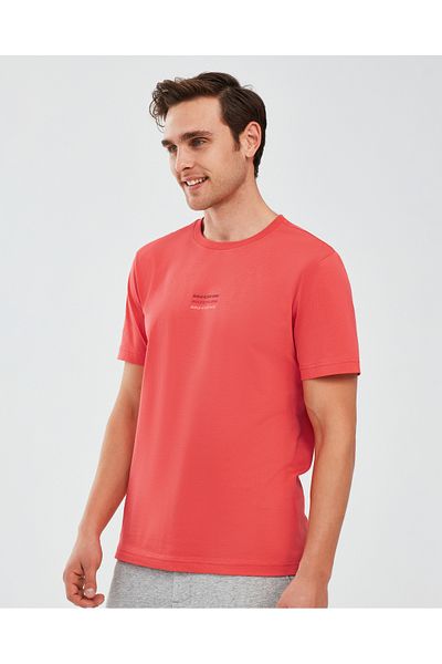 SKECHERS Мъжка тениска с къс ръкав Essential M, червена, S241007-600