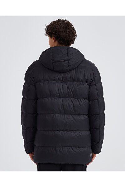 SKECHERS M Outerwear Padded Jacket Erkek Siyah Mont S232031-001