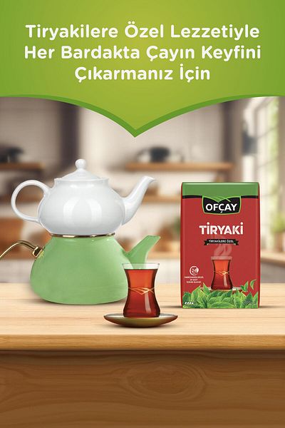 Ofçay Black Tiryaki Bulk Tea - 1000g X 3