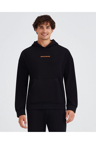 SKECHERS M Essential Hoodie Sweatshirt Men's Black Sweatshirt S232438-001