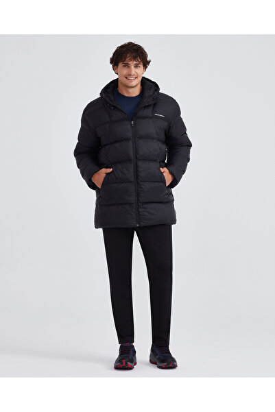 SKECHERS M Outerwear Padded Jacket Erkek Siyah Mont S232031-001