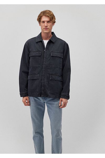 Mavi Gray Loose Fit Jacket - Pocket Detailed, Comfortable Cut 0110510 -70088