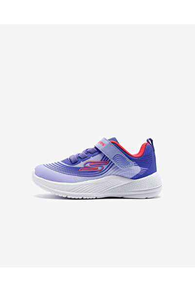 SKECHERS Microspec Advance Küçük Kız Çocuk Mor Spor Ayakkabı 303575N LVNP