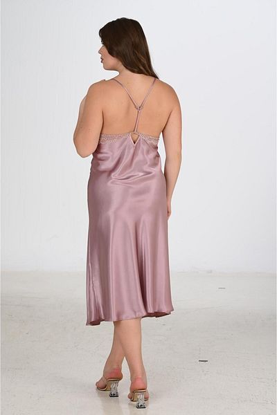 AHU Σετ 2 φορεμάτων Mink Bigsize 6227