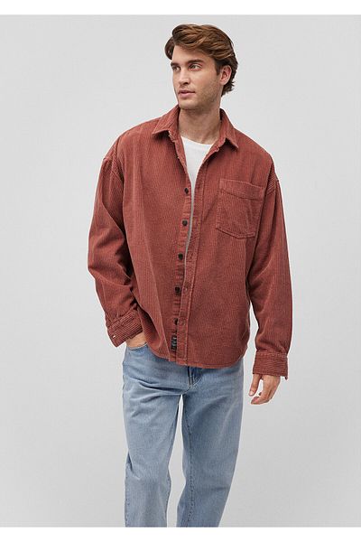Mavi Μπορντό Velvet Oversize πουκάμισο - 0210007 -70315