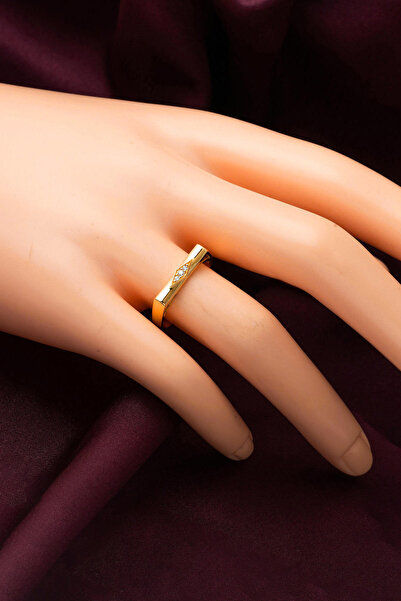 Bilezikci Minimal Tasarım 22 Ayar Altın Yüzük