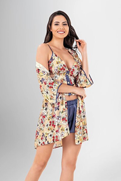 Loriva 3-Piece Shorts Set Patterned 1905