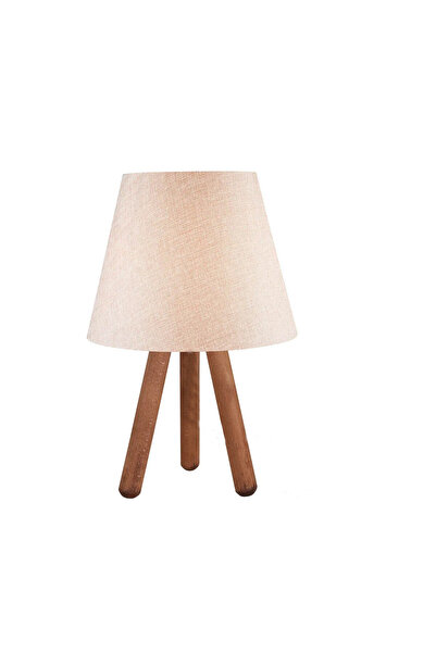EvLight Linen Fabric Wooden Head Lampshade