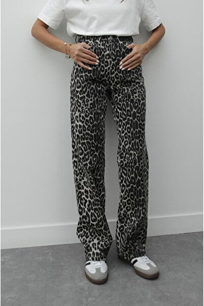 Havoş Rio Leopard mintás Jean