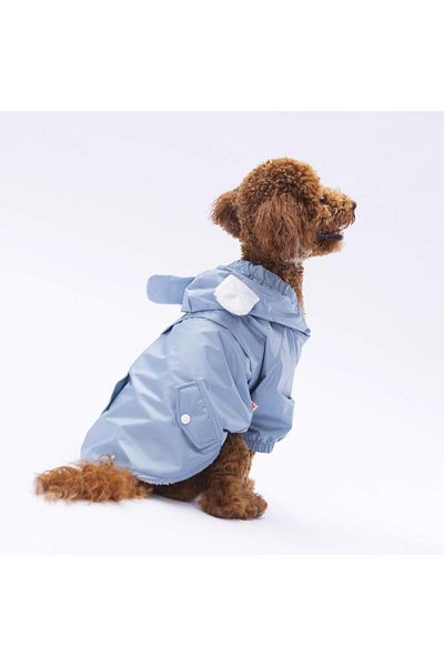 Pawstar Gray Sydney Dog Coat Dog Raincoat Dog Clothing Dog Dress