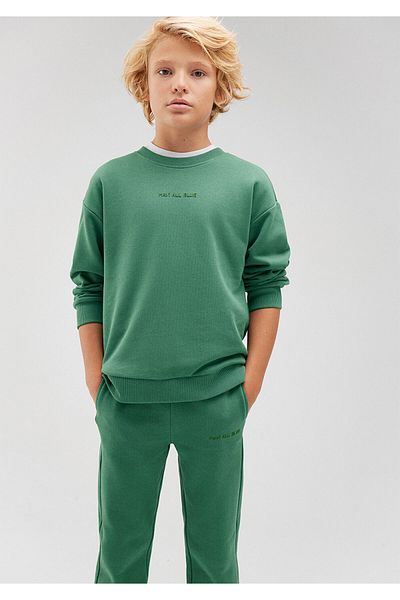 Mavi Green Organic Cotton Sweatshirt - Basic, 6s10043-71881