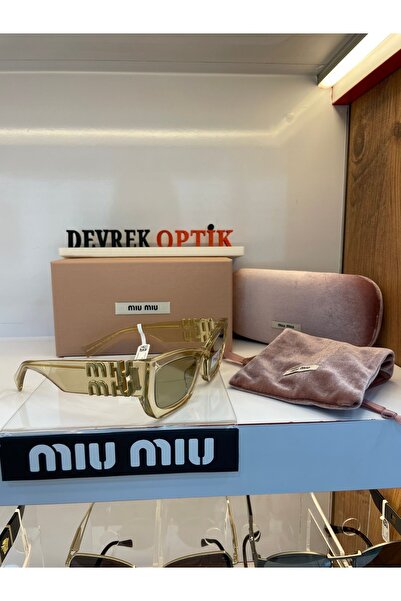 Miu Miu GÜNEŞ GÖZLÜĞÜ MiU MiU MU09WS 11T-40F 53