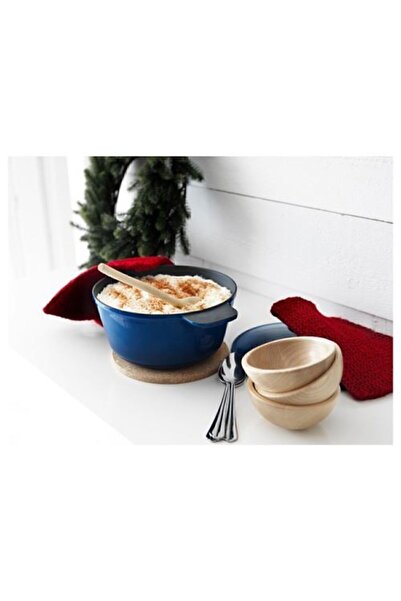 IKEA Bamboo Serving Bowl Size 12 cm Bamboo Bowl-Quantity