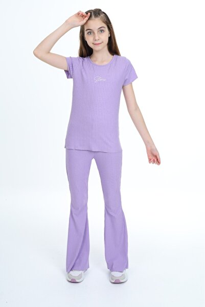 Toontoy Дівчачий комплект спортивного костюма з вишивкою Storie