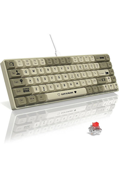 Sarftech AK680 %60 Boy Yazılım Uygulamalı  Hot-Swap Kablolu Gaming Klavye Swi...