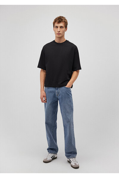 Mavi Μπλουζάκι Boxy Cut Black Basic - 0612240 -900