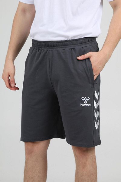 hummel Σορτς κάμπινγκ Armin Anthracite - Βαμβακερό και με τσέπες