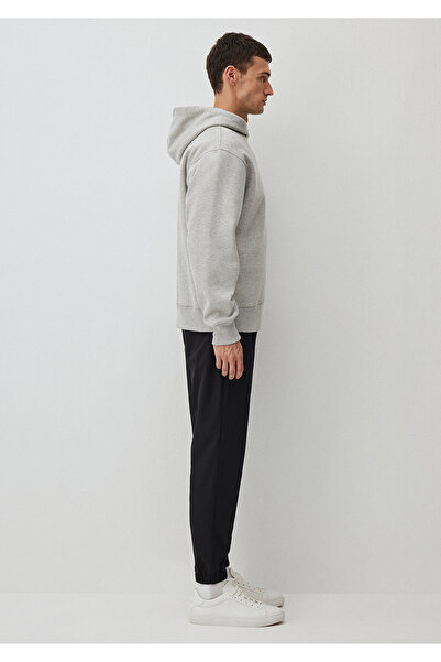 Mavi Kapüşonlu Gri Basic Sweatshirt 0S10190-80196