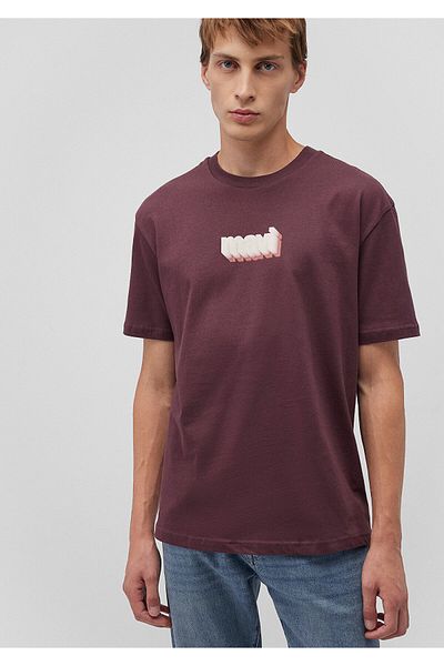 Mavi Claret Red T-shirt - Εκτύπωση λογότυπου, χαλαρή εφαρμογή 0612358 -70260