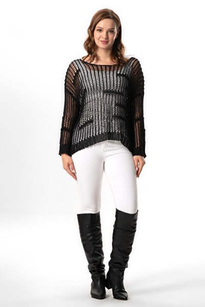 Eliş Şile Bezi Зубейде Ажурне трикотажне блуза - довгий рукав, осінньо-зимове...