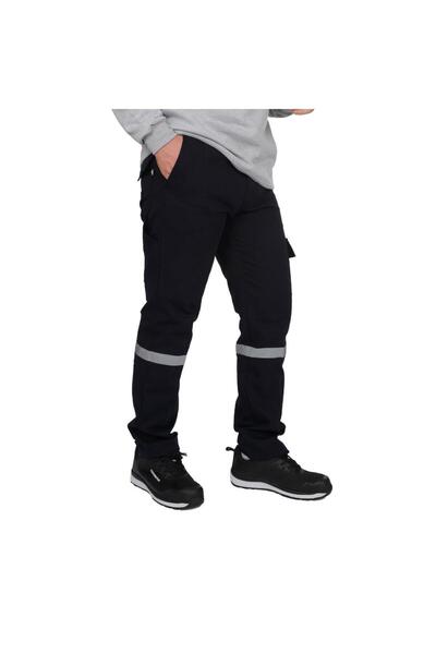 ENTWEAR Tek Reflektörlü 7X7 Gabardin Kışlık İş Pantolonu Lacivert