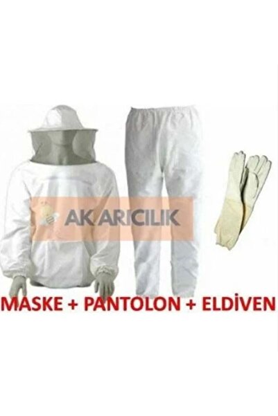 Ak Arıcılık Hüdaverdi Arıcılık Maske Pantolon Eldiven Takımı