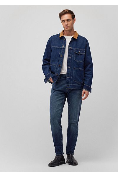 Mavi London Regenerative Dunkelblaue Denim-Jeanshose 0010172 -88657