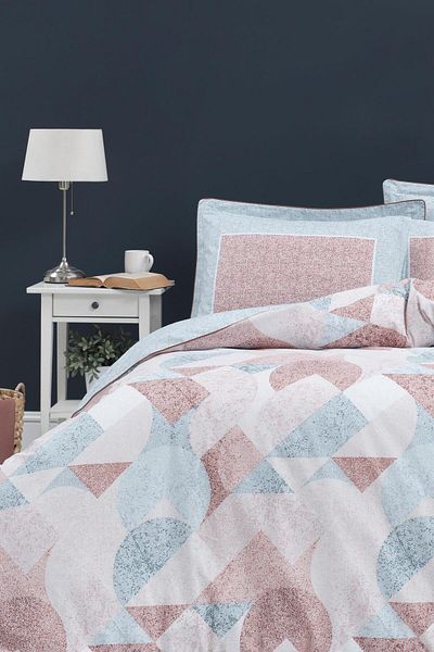 Altınbaşak Punto Single Duvet Cover Set - Ranforce with Piping