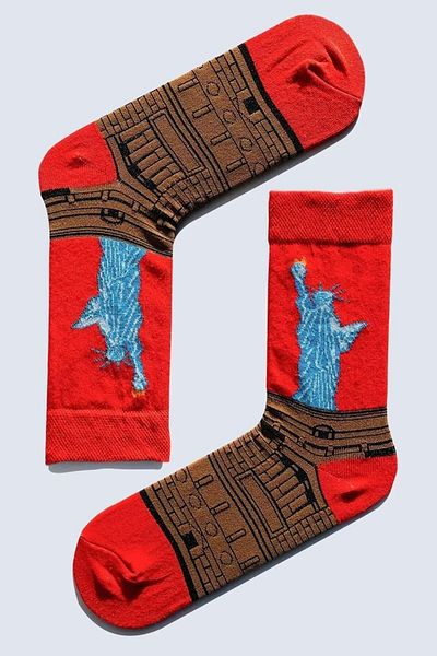CARNAVAL SOCKS Кутия с 5 произведения на изкуството - 3 шарени унисекс чорапи