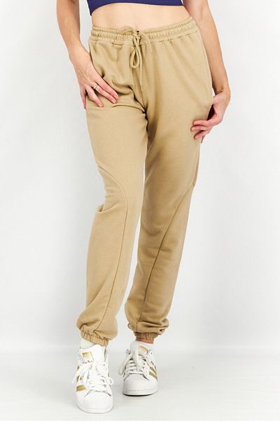 NA-KD Women Regular Fit Drawstring Sweatpants, Khaki