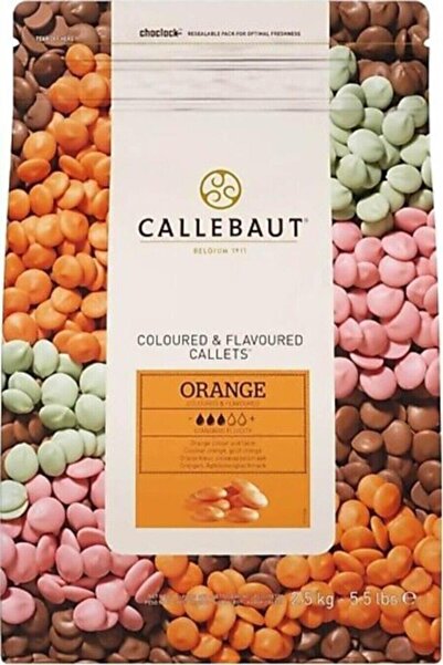 Callebaut Portakallı Drop Çikolata 2.5 KG