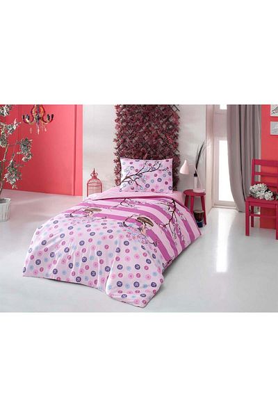 Altınbaşak Alinac Single 100% Cotton Duvet Cover Set
