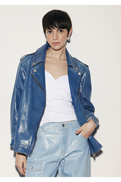 Mavi Jachetă Serina Iconic Indigo Blue Shiny Jean 1110575 -88446